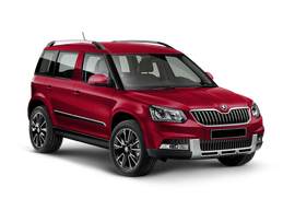 Skoda Yeti Outdoor Цвет: Красный Ruby Red металлик