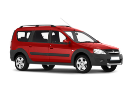 Lada Largus Cross 7 мест Цвет: Красный Огненно-красный